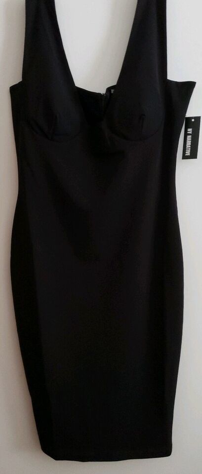 Primary image for NY Narrative ~ Women's Size Medium ~ FN179 ~ Black Sleeveless Dress