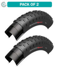 Pack of 2 Kenda Kaos Sport Tire 20 x 2.6 Clincher Wire Black 35tpi Ebike - $132.99