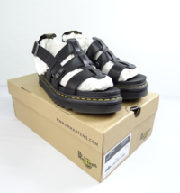 Dr. Martens TERRY Men&#39;s Shoes Leather Fisherman Sandals US 12 Black - $56.94