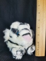 Tiny Puffkins White Tiger Plush Stuffed Animal Tasha Swibco 1994 Vintage... - $10.84