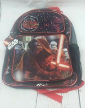 New Star Wars Episode 7 The Force Awakens Backpack Kylo Ren Stormtrooper... - £25.50 GBP