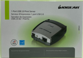 IOGear - GPSU21 - 1-Port USB 2.0 Print Server w/ AC Adapter &amp; USB Cable - £55.91 GBP