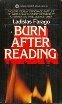 Burn After Reading Ladislas Farago -- Spies &amp; COUNTER-SPYS Of World War Ii - £3.15 GBP
