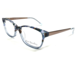 Vera Bradley Eyeglasses Frames Liv Cloud Nine CLV Blue Gold Square 48-15... - $65.36