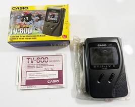 Casio LCD Color Television TV-600 Model B 2.2” Screen w/ Box - TESTED / ... - £15.38 GBP