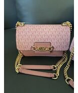 MICHAEL KORS HEATHER CROSSBODY BAG IN SIGNATURE CANVAS - $122.37