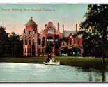 Female Building State Hospital Toledo Ohio OH 1910 DB Postcard R22 - $4.90