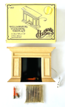 Dollhouse Miniature Williamsburg Flickering Fireplace 2022 by Houseworks Vintage - £31.00 GBP
