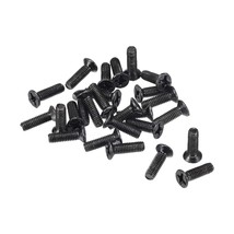 uxcell M3 x 10mm Phillips Screw Fastener Black for Laptop PC TV Fan Switch 350pc - £18.18 GBP