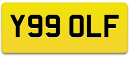 Y99 Olf - Y9 9OLF - Private Reg - Cherished Reg - Golf - $1,536.64