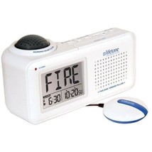 Lifetone HLAC151 Bedside Vibrating Fire Alarm and Clock - £190.37 GBP