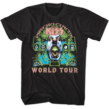 Kiss Psycho Circus World Tour Men&#39;s T Shirt Glam Rock Band Concert Merch - £23.17 GBP+