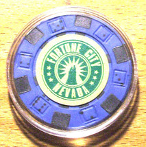 (1) Dead Rising 2 Fortune City Nevada Poker Chip Golf Ball Marker - Blue - £6.34 GBP