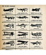 1949 Aviation National Championship Model Airplane Contestants Article P... - $529.14 MXN