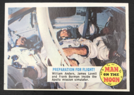 1969 Topps Man On The Moon Astronaut Anders Lovell &amp; Borman #27A EX+ - $9.49