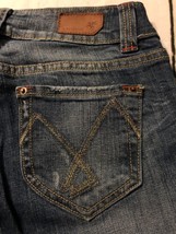Vigoss Women’s Jeans Distressed Bleached Boot Cut Stretch Jr. Size 3 X 29 - £22.70 GBP