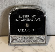 Rubber Inc Passaic NJ VTG Metal Made in USA Retractable Tape Measure 10&#39; - £12.93 GBP