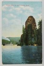 Rooster Rock on Columbus River and Steamer c1910 Postcard N8 - £7.07 GBP