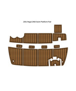 2001 Regal 2960 Swim Platform Step Pad Boat EVA Foam Faux Teak Deck Floo... - $545.71 CAD