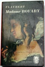 vntg 1962 Gustave Flaubert MADAME BOVARY Livre de Poche marriage morals tragedy - £8.31 GBP