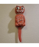 RARE VINTAGE Retired Faded Pink Lady Kit Cat Klock Clock - $410.29 CAD