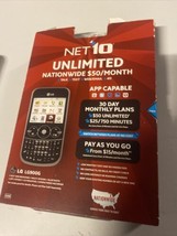 New Sealed LG900G Black Net10 Lg Cell Phone Brand New In Box - Fast Ship - £19.44 GBP