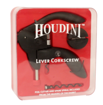 Houdini Lever Corkscrew Foil Cutter Spare Spiral Included NEW In Box  - $9.49