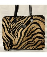 TANGAROA Terrida Croc Zebra Pattern Leather Large Tote Duffle Travel Bag... - £51.56 GBP