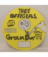 GREEN DAY / BILLIE JOE - VINTAGE ORIGINAL CONCERT TOUR CLOTH BACKSTAGE PASS - $187.91 MXN