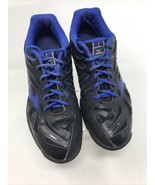 Mizuno Wave Hurricane 3 Volleyball Shoes Black Silver Women Sz 9.5 VDM 0417 - £15.82 GBP