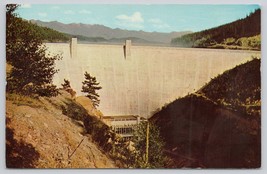 Postcard Hungry Horse Dam And Lake Flathead River Western Montana - £3.54 GBP