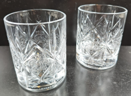 2 Dewar&#39;s True Scotch Old Fashioned Set Clear Whiskey Celtic Truth Knot ... - £26.35 GBP