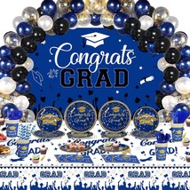 278 Pcs Graduation Party Decorations - Class Of 2023 Party Supplies Kit Congrats - £31.26 GBP