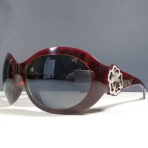 Kenzo Boke Flower Red/Silver Women&#39;s Designer Sunglasses in Pouch - £69.00 GBP