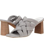 Dolce Vita Poira Charcoal Gray Suede Leather Women&#39;s Slide Sandals Heel ... - $34.64