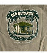 Old Guys Rule T shirt M Restoration Project retirement vacation tropical... - $14.00