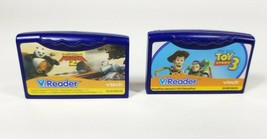 VTech V. Reader Toy Story 3 &amp; Kung Fu Panda 2 Games Cartridges Only Tested - £0.77 GBP