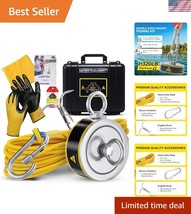 Professional Neodymium Magnet Fishing Kit - 1320LB Pull Force with Acces... - $1,518.23 MXN Professional Neodymium Magnet Fishing Kit - 1320LB Pull Force with Acces... - $1,518.23 MXN