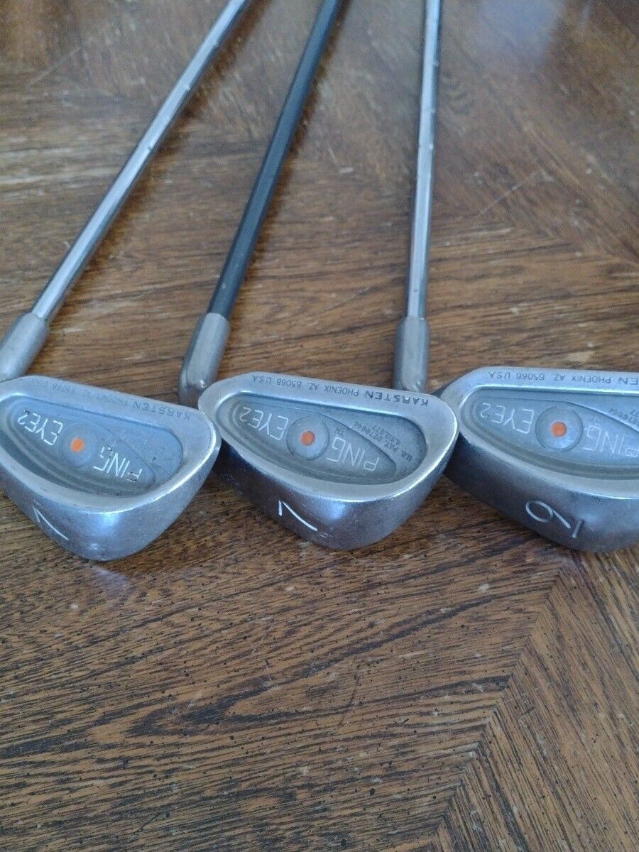 Ping Eye2 Green Dot 4 Iron Stiff Steel Shaft Majek Grip Ping Eye2 Green Dot 4 Iron Stiff Steel Shaft Majek Grip