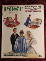 Saturday Evening POST Magazine June 3 1961 6/3/61 Constantin Alajalov - £5.97 GBP