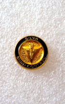 Silva Mind Control Black Enamel and Gold Tone Lapel Hat Pin Badge - £46.74 GBP