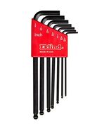 EKLIND 13207 Ball-Hex-L Key allen wrench - 7pc set SAE Inch Sizes 5/64-1... - $427.23 MXN