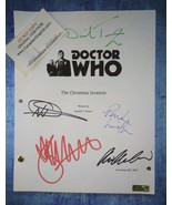 Doctor Who 5x Cast Hand Signed Autograph Script COA - $7,337.64 MXN