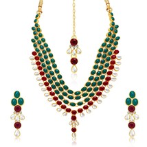 VeroniQ Trends - Multilayer Marvellous Gold Plated Austrian diamond and faux pea - £25.89 GBP