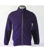 Nautica Zip Front Deep Cobalt Fleece Jacket Mens Small S NWT $79 - $64.99