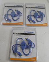 (Lot of 3)Trendnet TU-PS2 Medianet USB to PS/2 Converter - $16.79