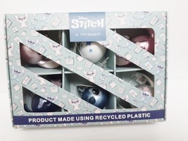 DISNEY PRIMARK Stitch &amp; Angel 4 Mini Bauble Plastic Ornaments New in the... - £23.56 GBP