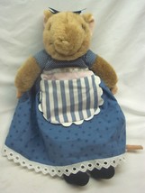 HALLMARK Marjolein Bastin VERA the MOUSE IN DRESS 13&quot; Plush STUFFED ANIM... - £15.82 GBP