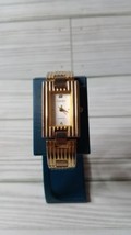 Vintage 1996 Cardini Gold Tone Square Face Watch - Needs New Battery - 20mm Case - £10.15 GBP