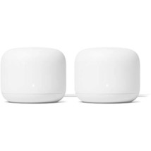 Google Nest WiFi Router 2 Pack (2nd) 4x4 AC2200 Mesh Wi-Fi Routers GA00595 - £191.54 GBP